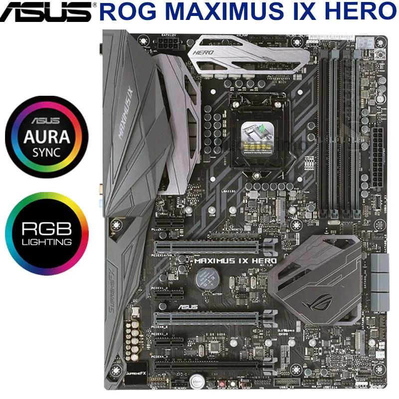 

Asus ROG MAXIMUS IX HERO 100% Original Desktop Intel Z270 Z270M DDR4 Motherboard LGA 1151 i7 i5 i3 USB3.0 SATA3 Computer Used