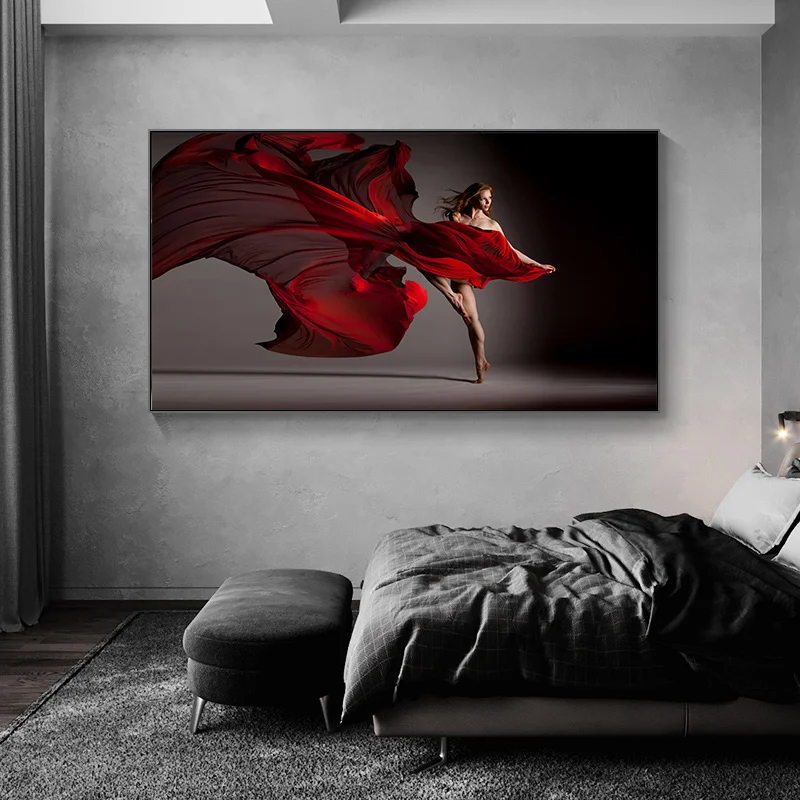 Скандинавская танцевальная девушка сексуальные плакаты и принты художественное