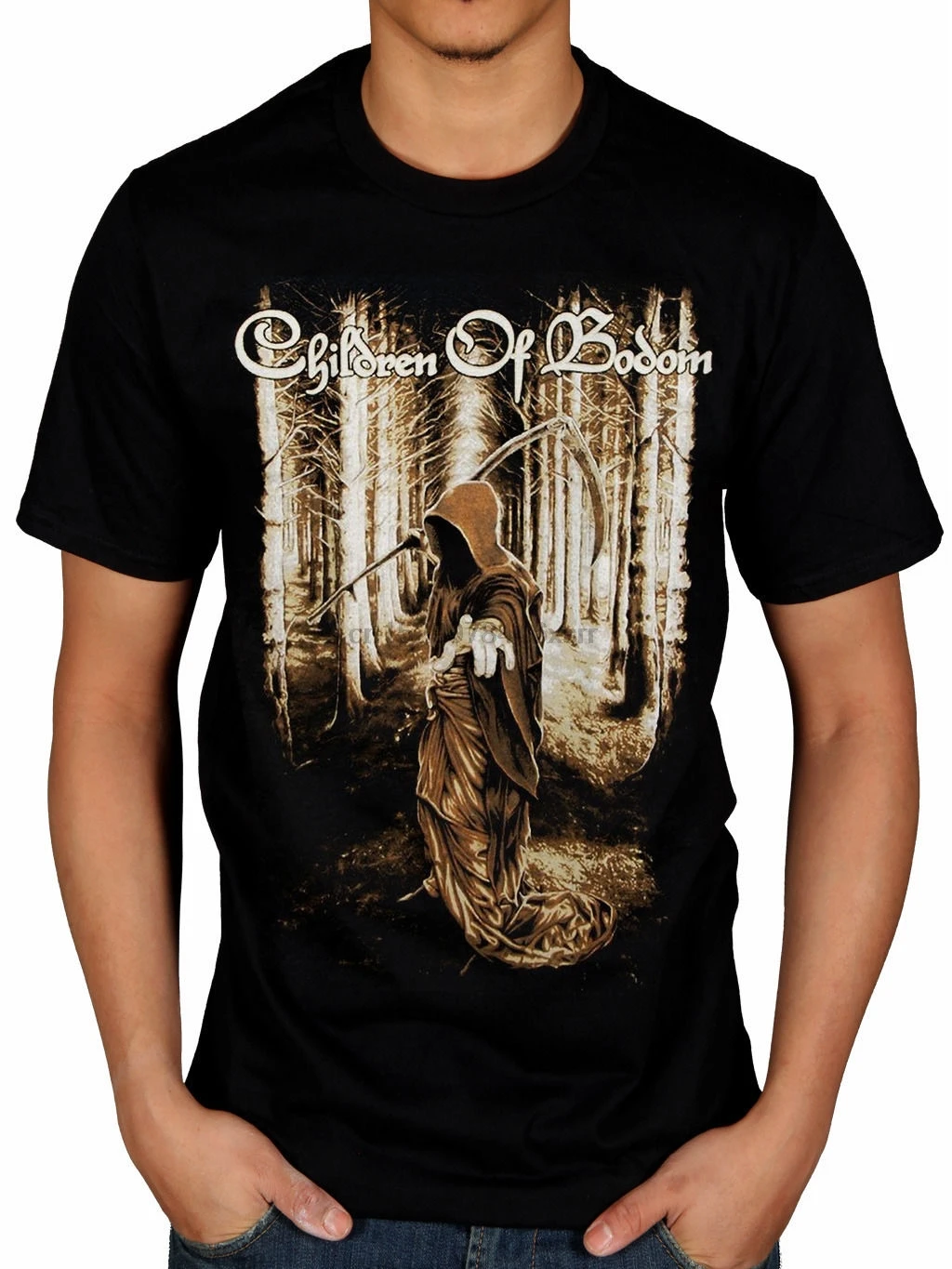 Children of bodom Смерть хочет чтобы вы новая футболка из металла группа товар