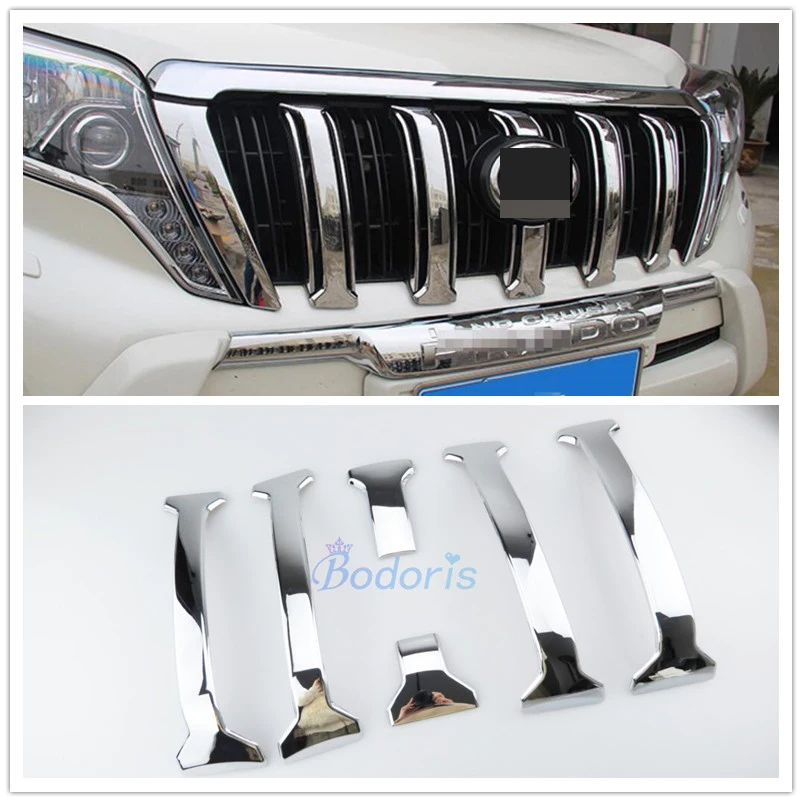 Аксессуары для Toyota Land Cruiser 150 Prado LC150 FJ150 2014-2017 Передняя решетка Планки бампер