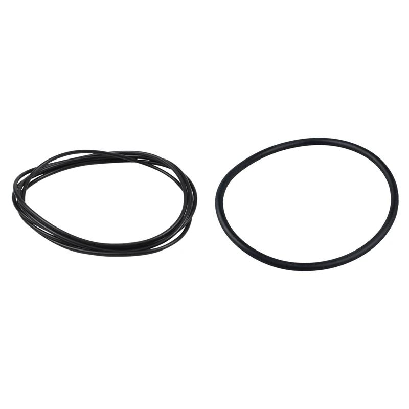 

6 Pcs Black Rubber Industrial Flexible O Ring Seal Washer 105X100x2.65Mm & 110X5x100mm