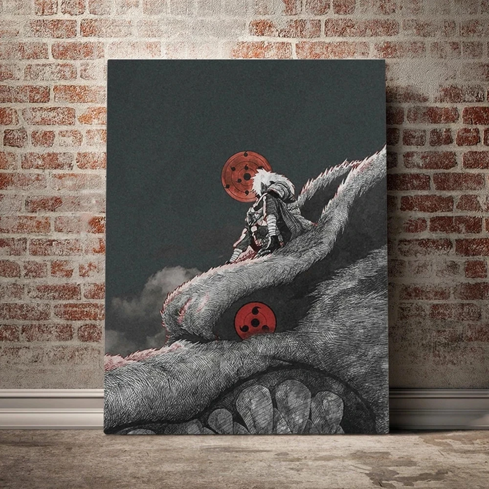 Аниме постер Наруто Madara Uchiha холст HD печать роспись Настенная картина гостиная