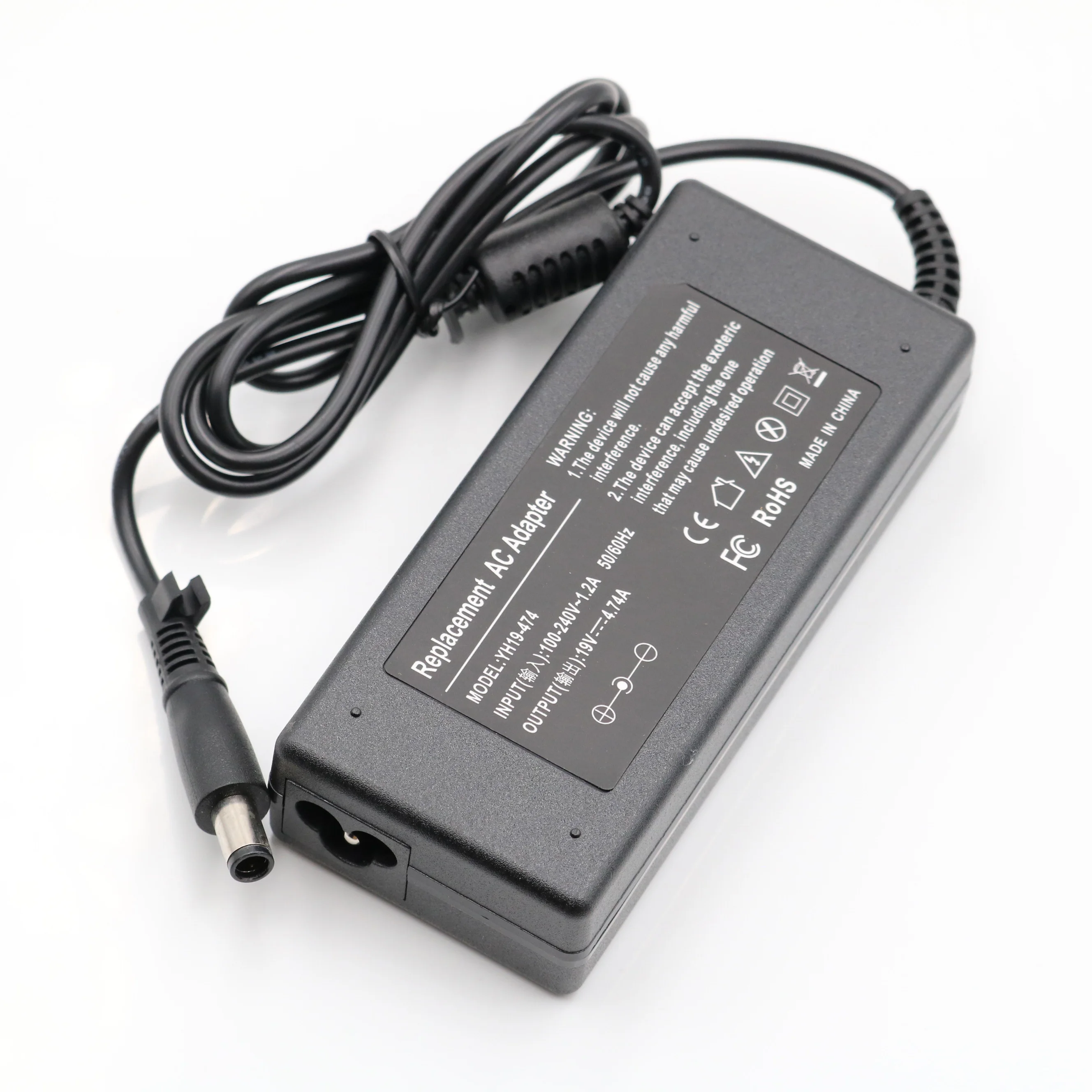 

High Quality Replacement 7.4X5.0mm Laptop AC Power Adapter Charger 19V 4.74A 90W For Compaq Notebook For HP DV5 DV6 DV7 N113