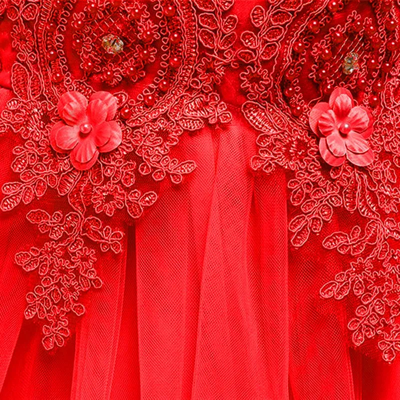 Летнее платье с открытой спиной и большим бантом для маленьких девочек кружевные