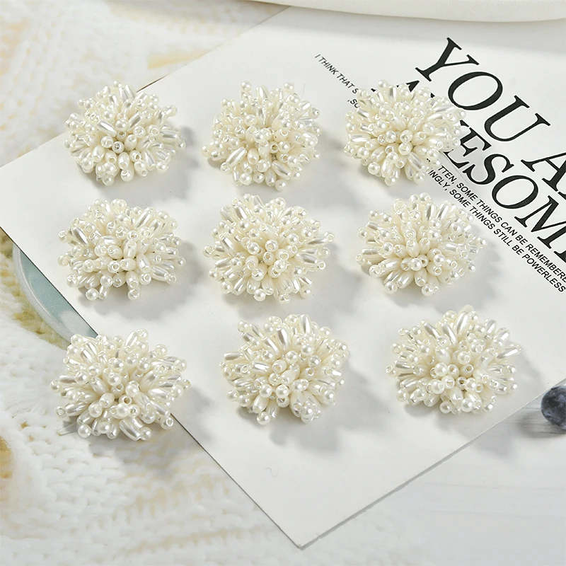 Минимальный заказ 20 шт./лот украшение из бисера 31 мм Геометрическая круглая форма