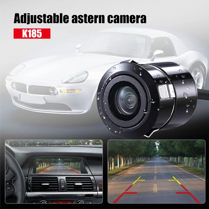 Автомобильная камера заднего вида с углом обзора 120 градусов 480P IP67 регулируемая