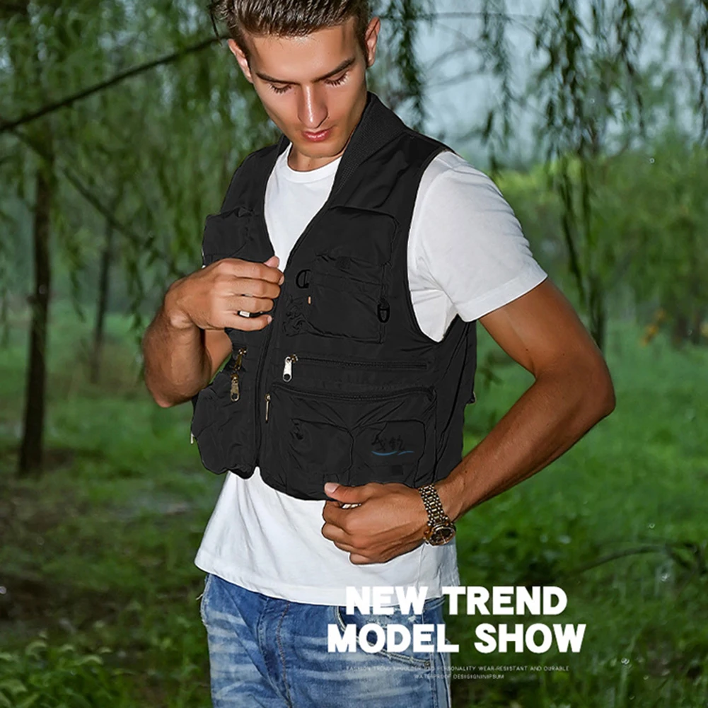 Жилет рыболовный с несколькими карманами для взрослых и детей |