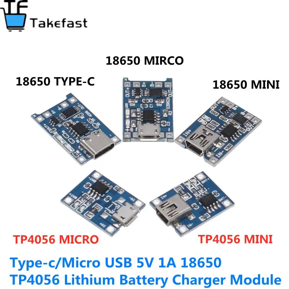 Зарядная плата TP4056 MINI USB 5 шт. 18650 А литиевая батарея модуль зарядного устройства