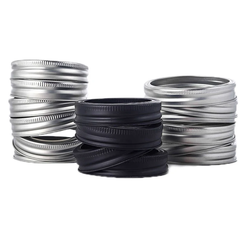 

1pcs Regular Mouth/Width Mouth Mason Jar Split-Type Lids Sealing Leak Proof Secure Mason Storage Solid Caps