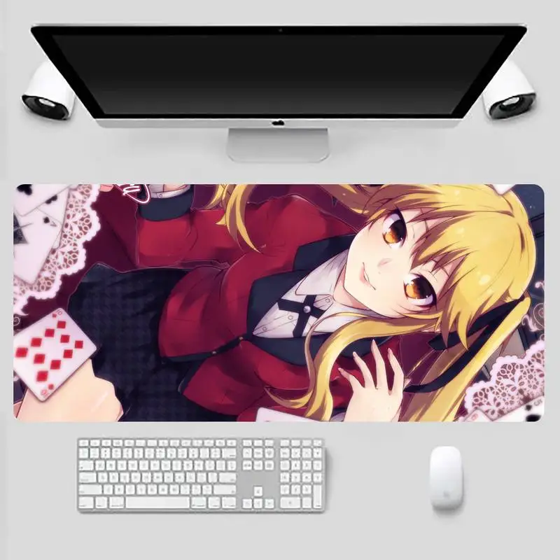 

Kakegurui Jabami Customized laptop Gaming mouse pad Game Office Work Mouse Mat pad X XL Non-slip Laptop Cushion mouse pad