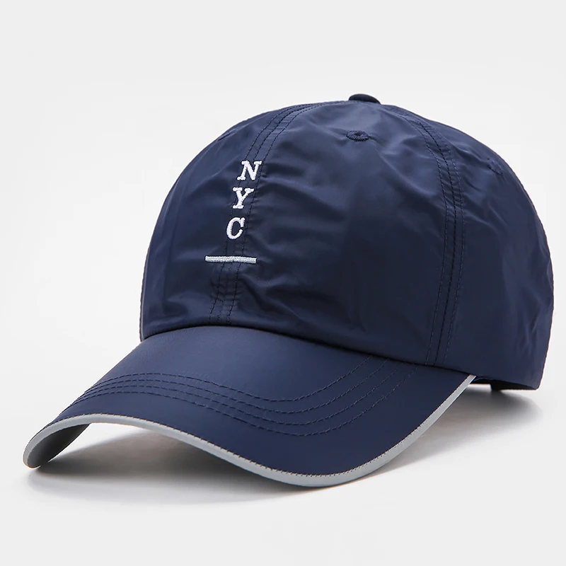 

2021 Hot Sale Custom Logo Men Sports Caps Adjustable Size for Running Workouts Quick-Dry Baseball Cap Women