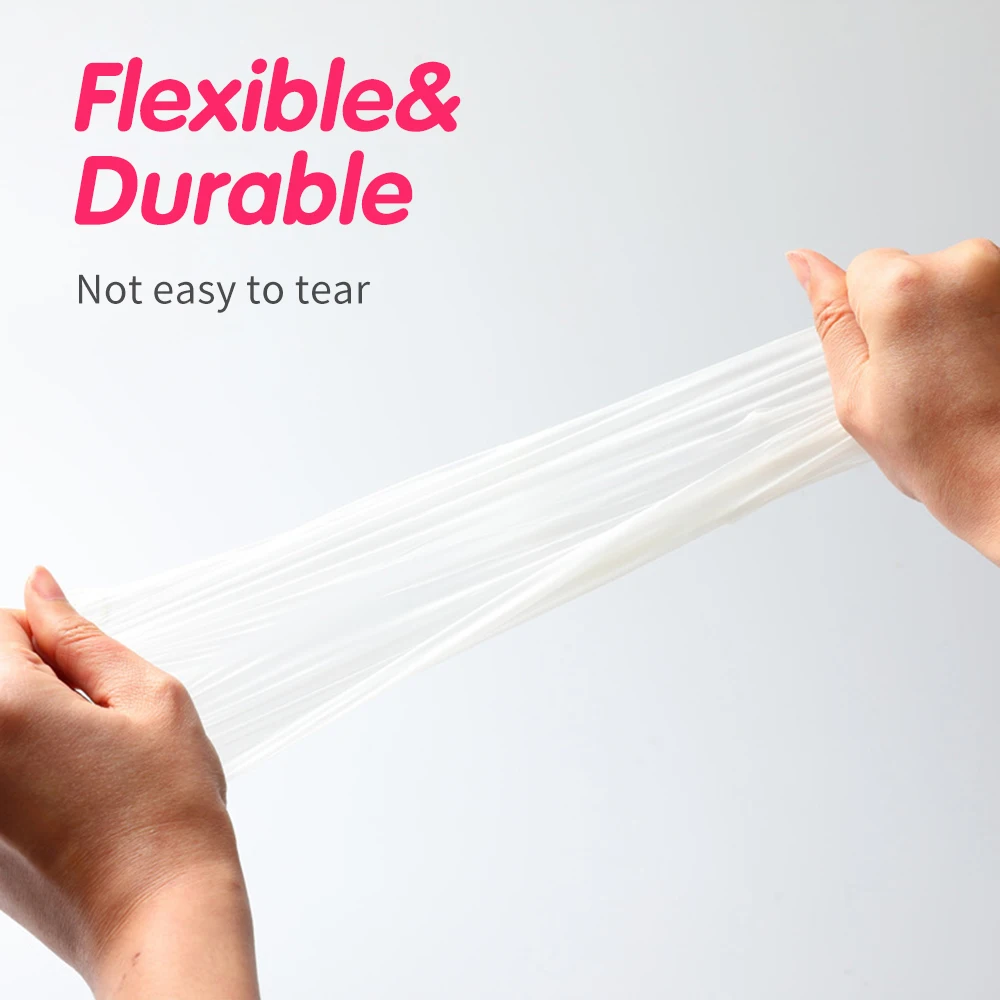 

100 pcs M SIZE Disposable PVC Gloves Transparent Food-Grade Touch Screen Work