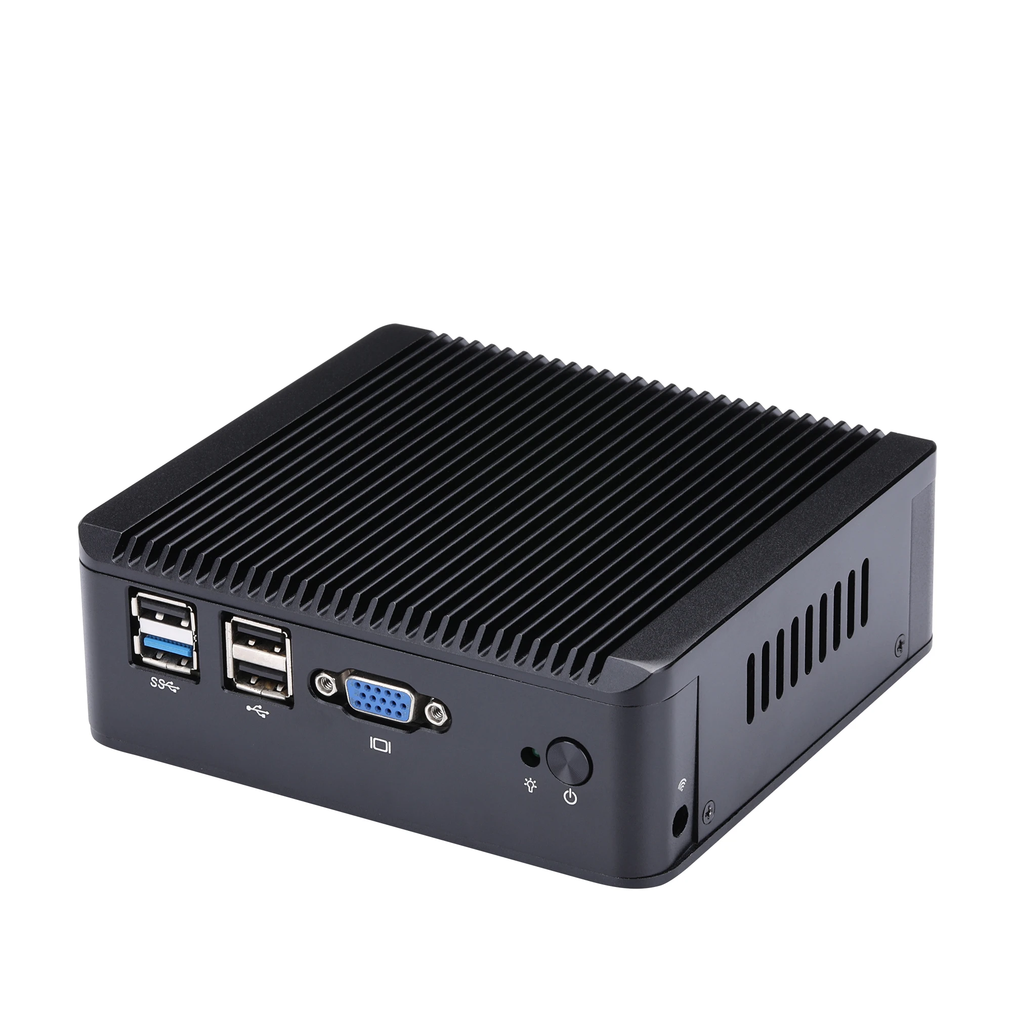 Qotom 4 LAN Barebone Мини ПК WIFI Q190G4 celeron J1900 четырехъядерный брандмауэр