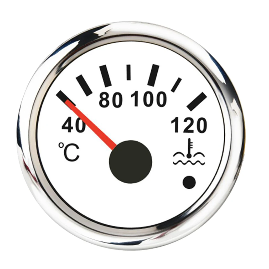 Автомобильный датчик температуры воды 2 дюйма 52 мм измеритель светодиодный