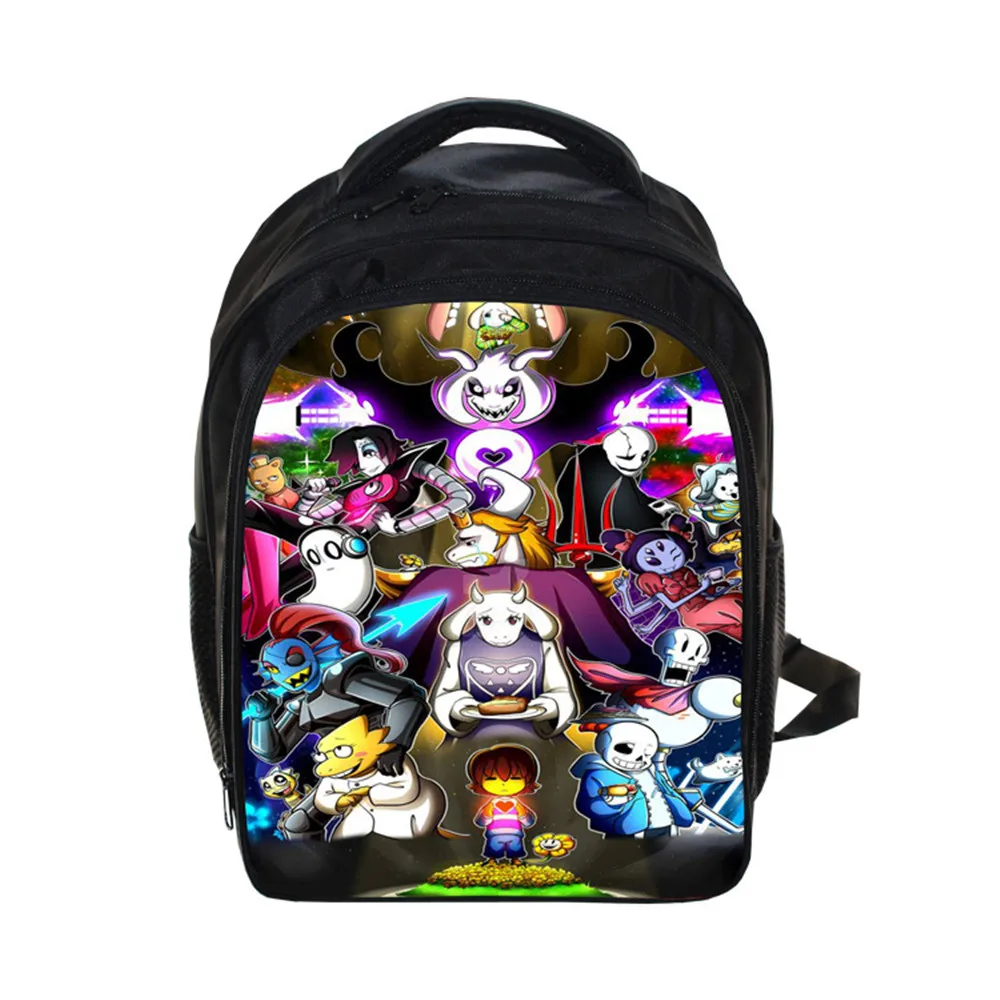 Новый рюкзак Undertale Косплей Аниме Саны и папирусы Оксфорд сумка школьная дорожные