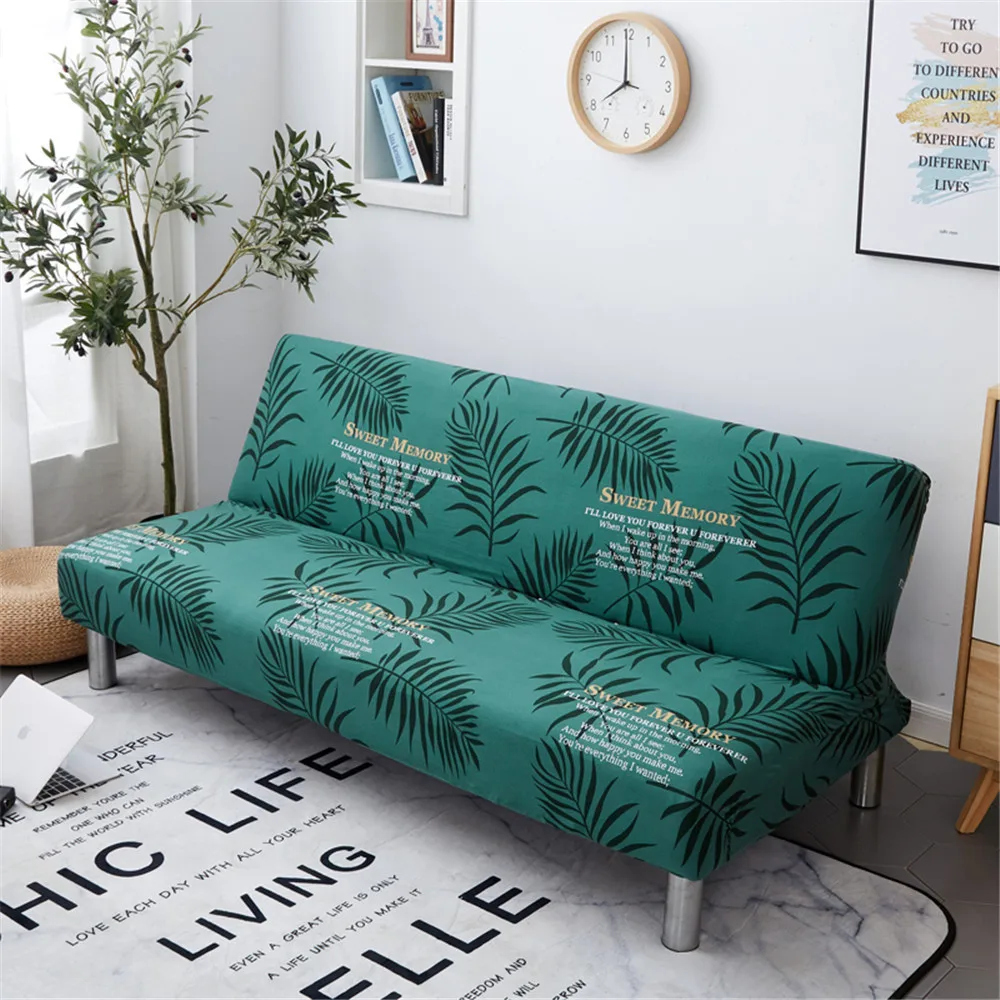 

Armless Stretch Sofa Bed Cover Spandex Elastic Sofa Covers Universal Couch Covers for Living Room Furniture Protector