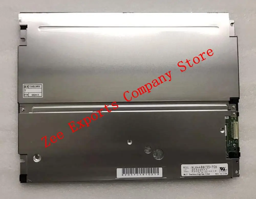 

Original A+ NL6448BC33-70D NL6448BC33 70D 10.4 inch 640*480 WLED LCD Display Screen Panel for Industrial Equipment