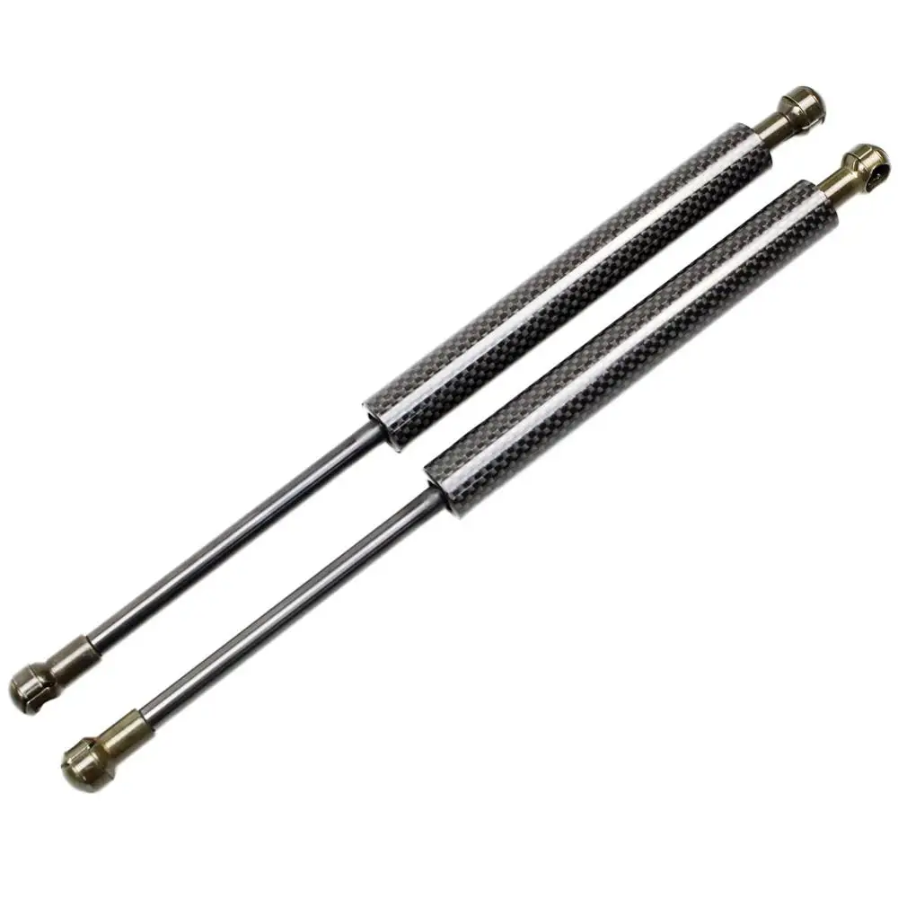 black carbon fiber Для 2000-2010 Lexus SC430 w/Spolier конвертируемый багажник загрузки углеродное волокно газовые Пружинные стойки демпфер подъем поддержка 14,76 дюймов - Цвет: black carbon fiber