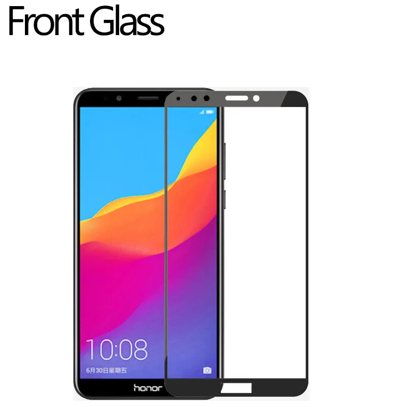 Front Glass 360 передняя+ заднее закаленное стекло huawei honor 7a 7c pro защитное стекло honor 7a pro glass Защитное стекло на honor 7c стекло хуавей хонор 7a стекло хонор 7a про honor 7c стекло honor 7c pro стекло - Цвет: Front Glass