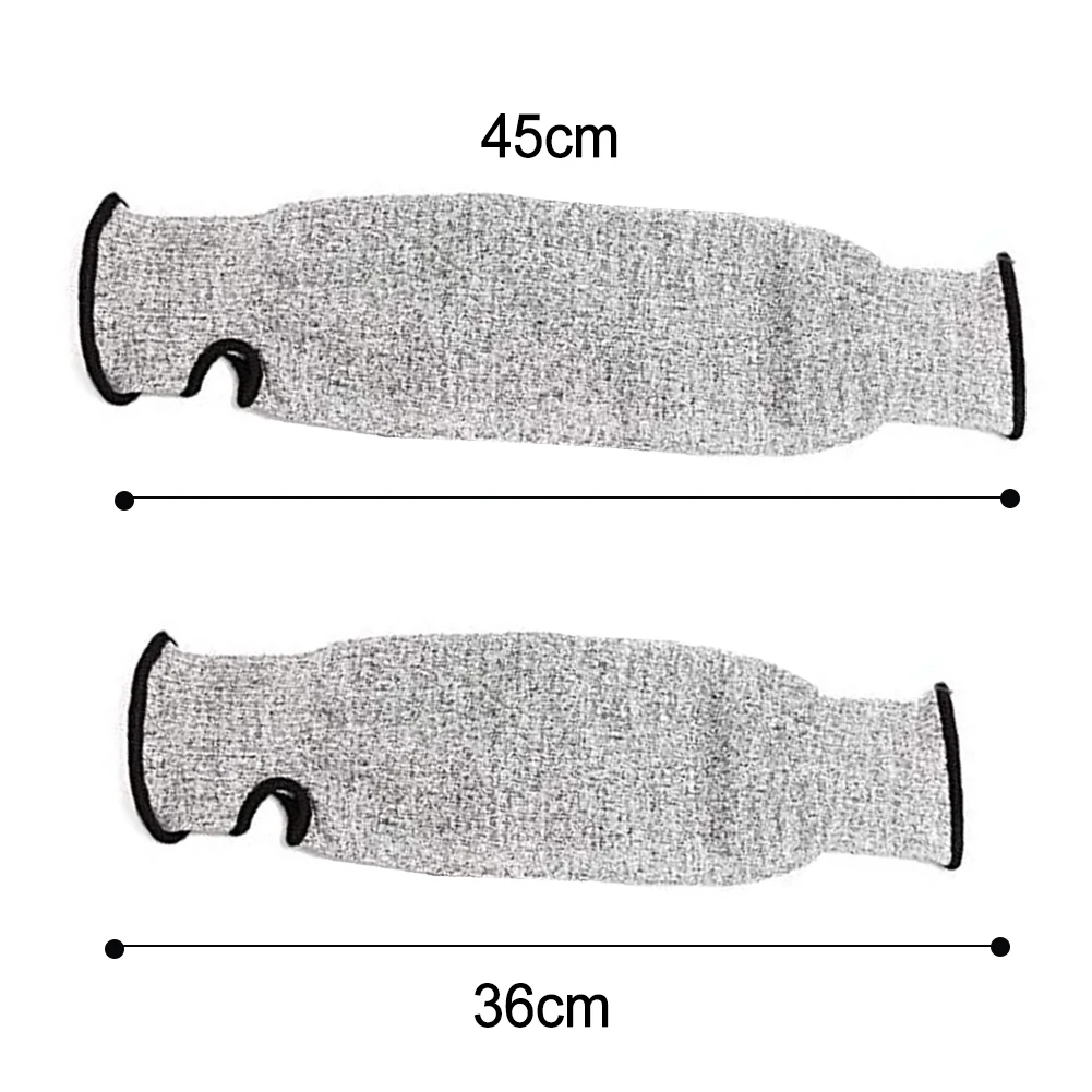 

2Pcs Anti Cut Puncture Proof Safety Long Arm Sleeves Guard Bracer Protector Arm Sleeve Cover Sports Work Arm Safety Gloves