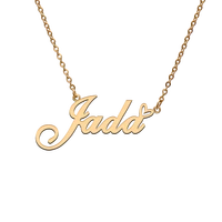 god with love heart personalized character necklace with name jada for best friend jewelry gift