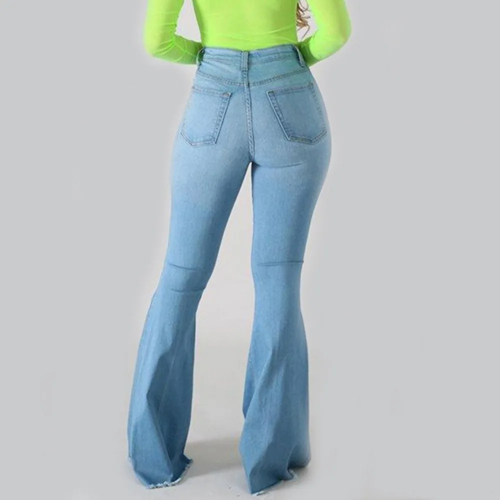 

Vintage Y2k Hollow Out High Waist Fashion Zipper Jeans Holes Jeans Harajuku Chic Flare Jeans Wide Leg Pants jeans women
