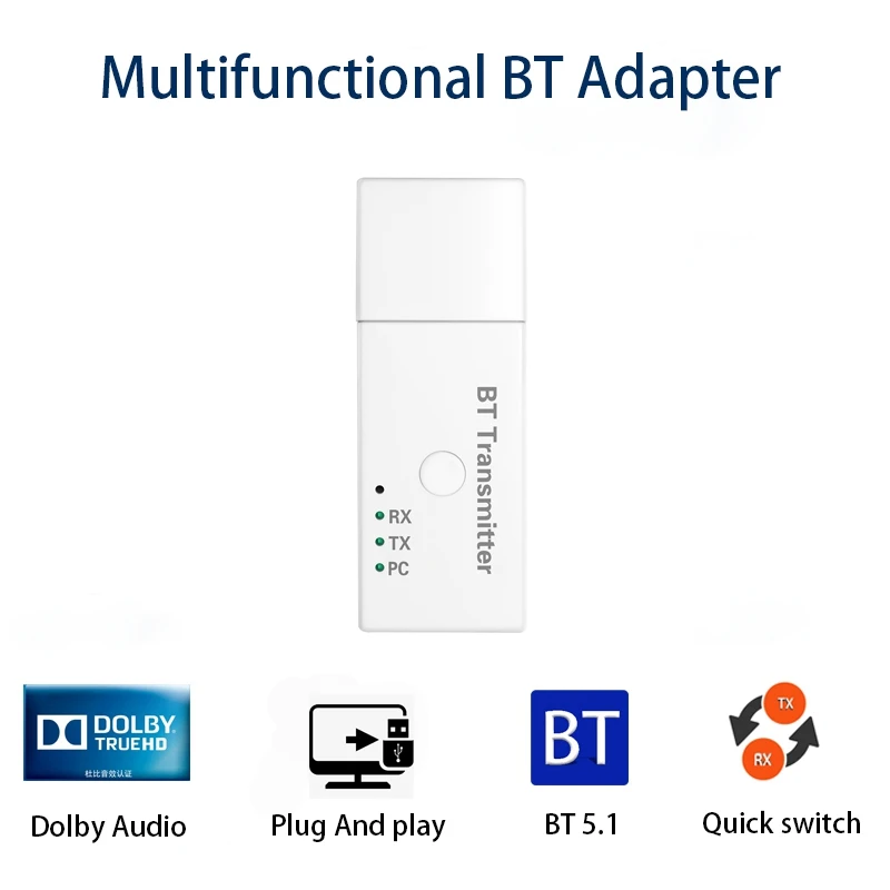 E3 USB Bluetooth o адаптер 3 5 мм передатчик автомобильный ПК ТВ приемник TX/RX/ВЫХОД