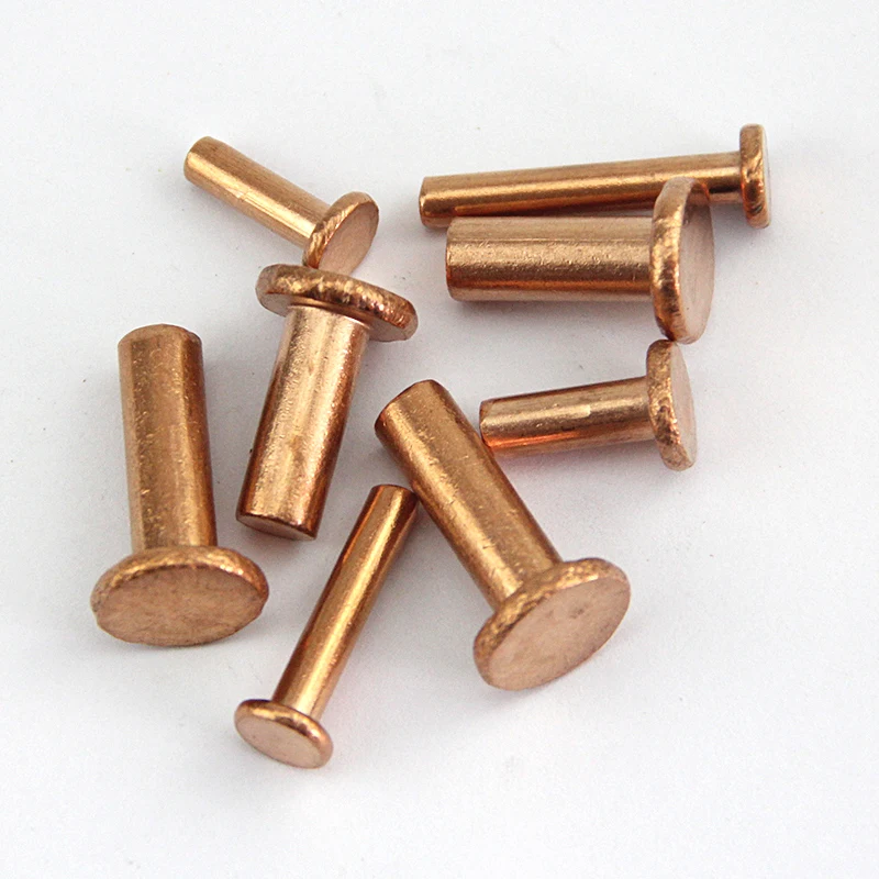 10 шт. медные заклепки M5 с плоской головкой 6 40 мм|Заклепки| |