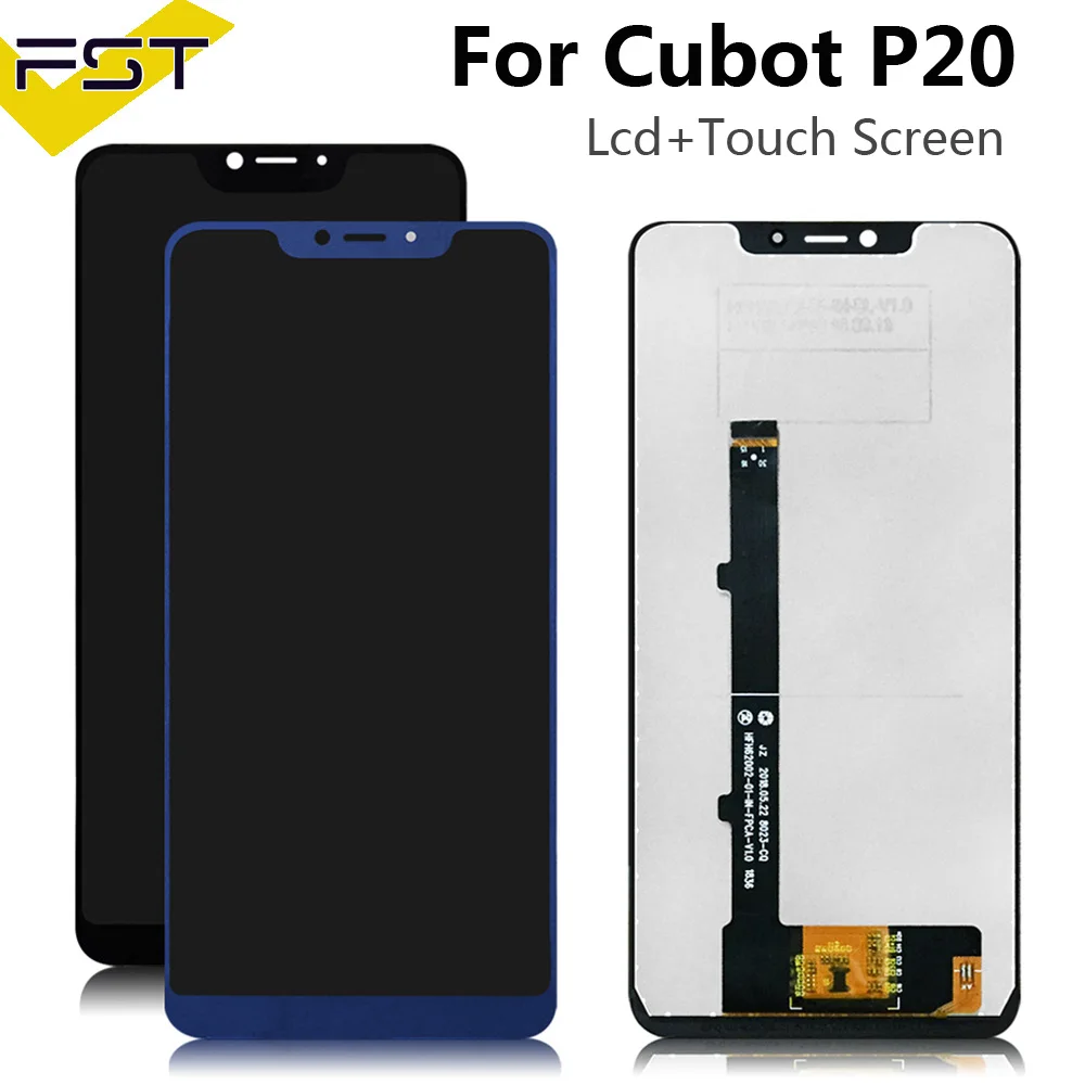 Для Cubot P20 ЖК-дисплей и сенсорный экран дигитайзер 6,18 дюймов Аксессуары для мобильных телефонов для Cubot P20 с инструментами и клеем