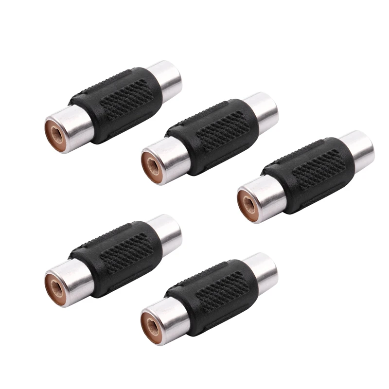 5 шт. аудио видео RCA Женский муфта Столярный баррель адаптер|Соединители| |