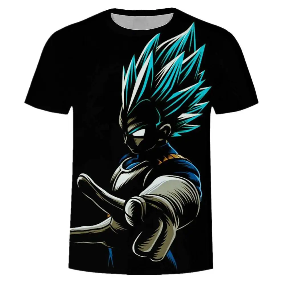 

2021 New Men's t-shirt summer fashion 2021 New DBZ Bulma High Quality Vegeta 3d print Kids T shirt Japan Anime Tshirts