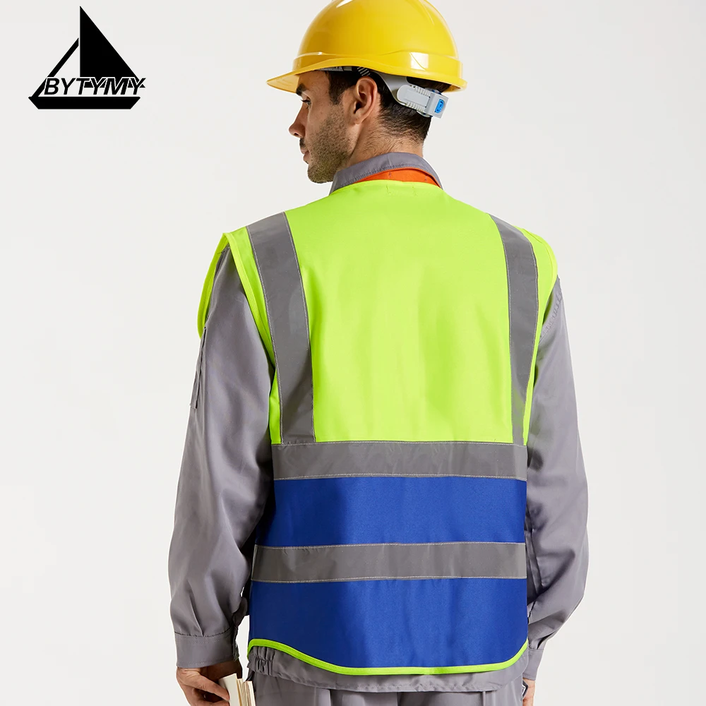 Светоотражающая одежда для рабочих высокая видимость отражающая желтый жилет