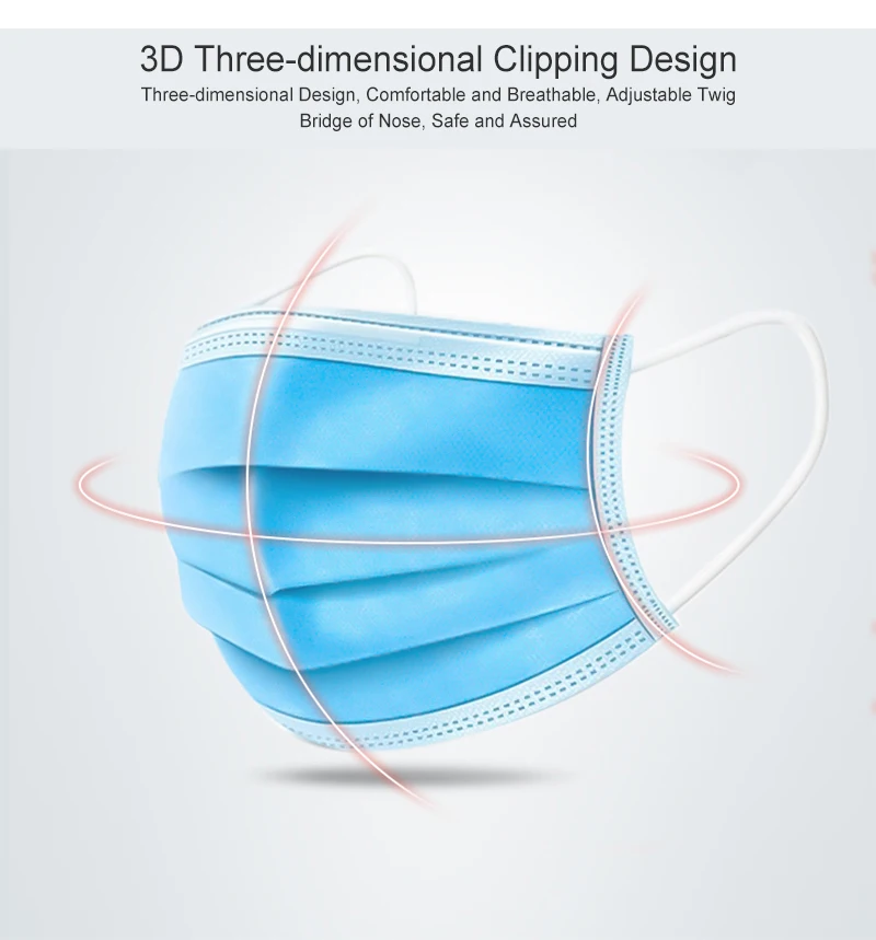 Одноразовая маска для рта Муфельная защиты от загрязнения пыли аллергия на астму