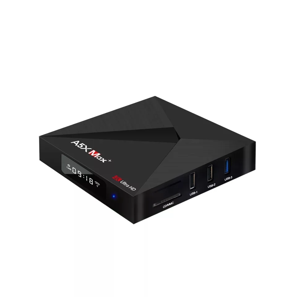 A5X Max+ Global TV Box 4K HDR Android 7.1 Smart 3D Ultra HD box 4G / 32G Dual WIFI Google IP Decoder 4 Media Player | Электроника