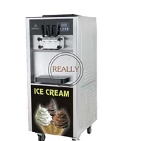 high quality 3 flavor design soft ice cream vending machine mini spare parts for sale free shipping by sea