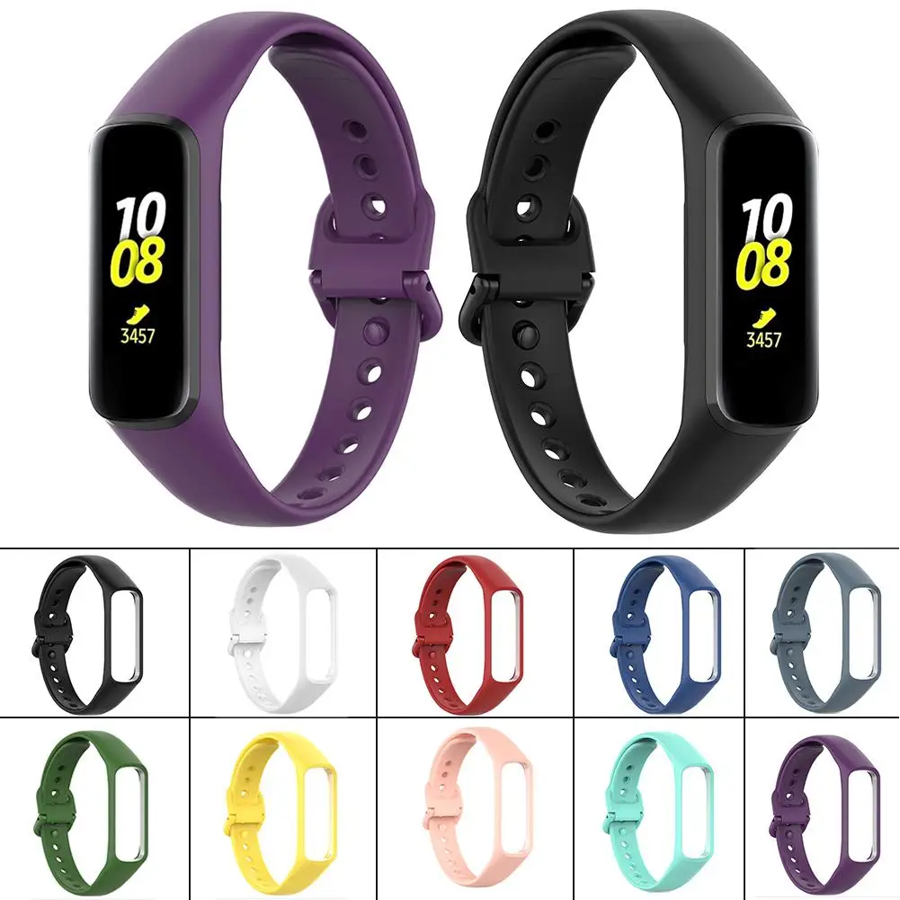 Силиконовый ремешок для часов Ремешок для samsung Galaxy Fit-e R375 умный браслет стиль Ремешки для наручных часов аксессуары