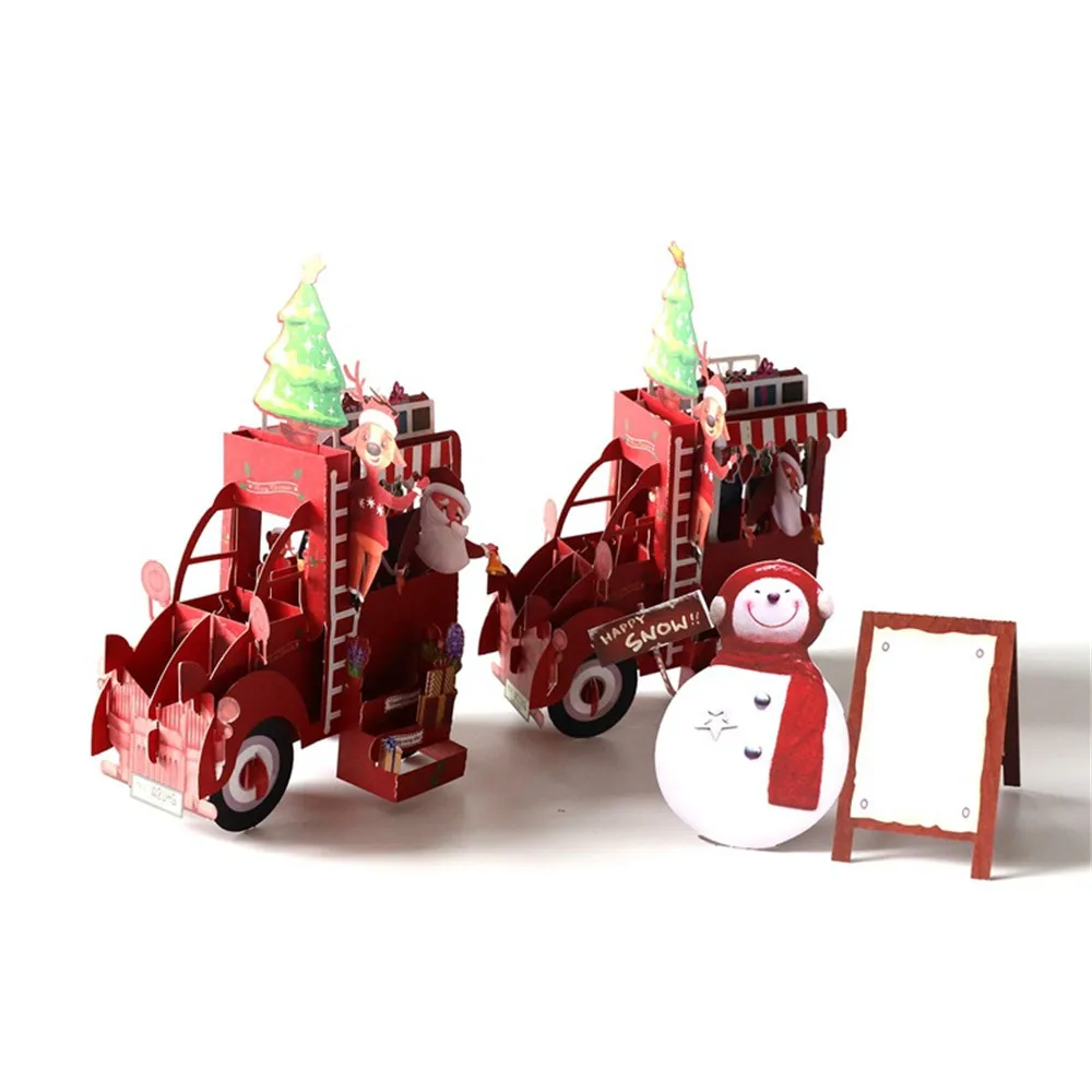 45 # рождественские подвесные декорации домики Подробная информация о 3D открытке