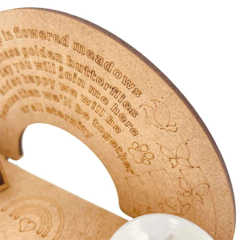 Изысканный деревянный садовый миниатюрный Ландшафтный Орнамент со светильник