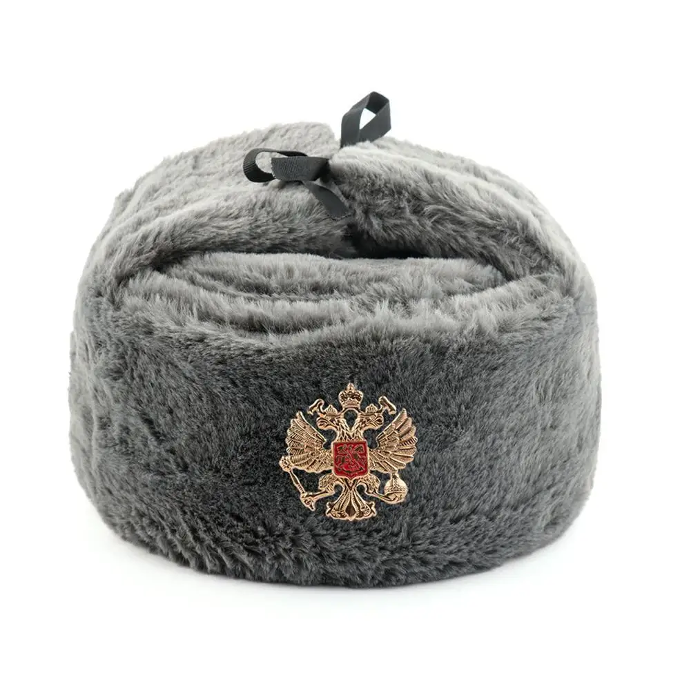 Советская армия военный значок русская ушанка теплые шапки зимние женские