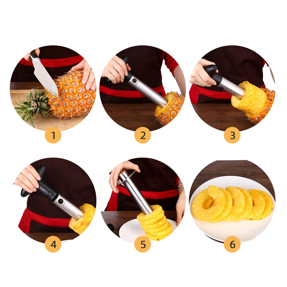 Нержавеющая сталь инструмент для очистки ананасов нарезки ананаса фрукты Ножи