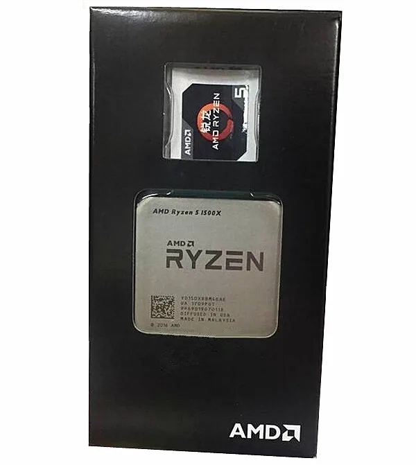 Процессор AMD Ryzen R5 1500X 4 ядра разъем AM4 3 5 ГГц TDP 65 Вт Кэш память 18 МБ 14 нм DDR4 для