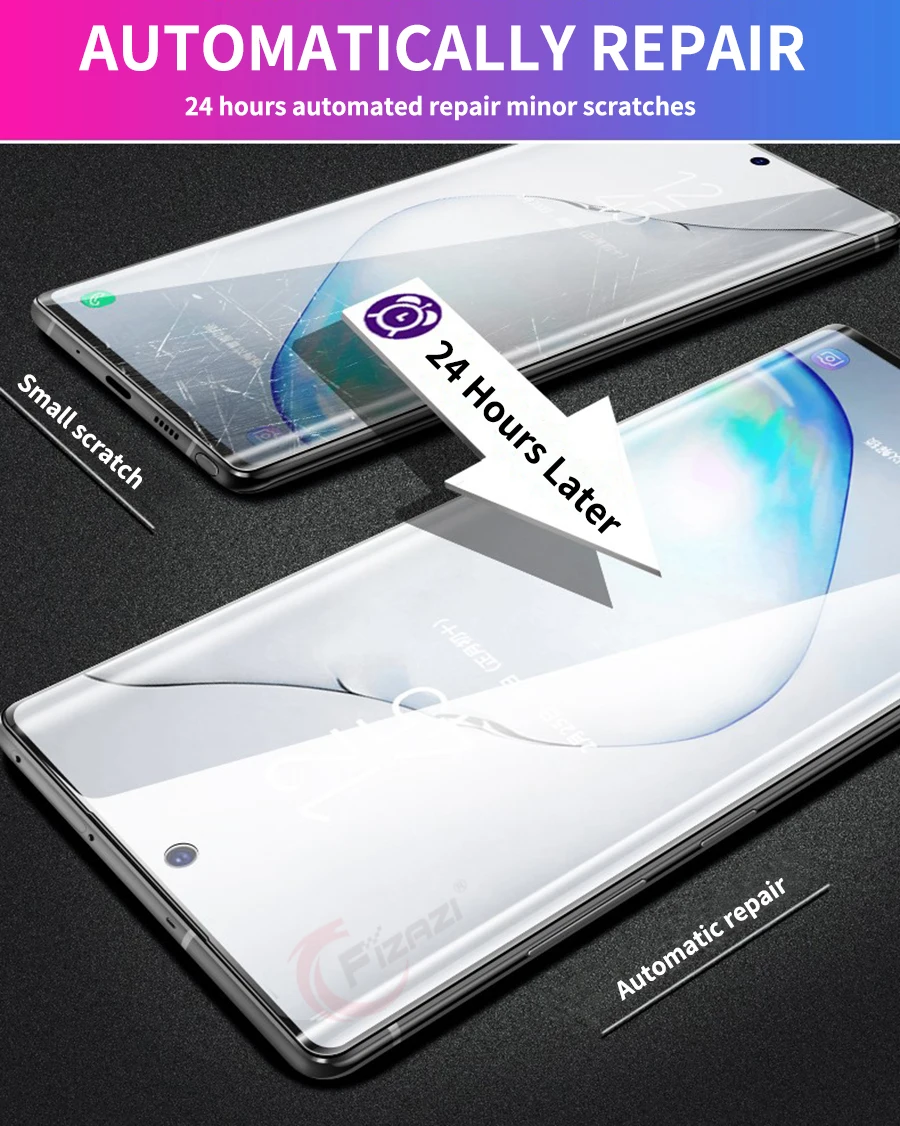 3D полное покрытие Защитная мягкая пленка для samsung Galaxy S10 S9 S8 S10e Note 10 Plus Pro 9 8 A50 A70 Гидрогелевая пленка не стекло