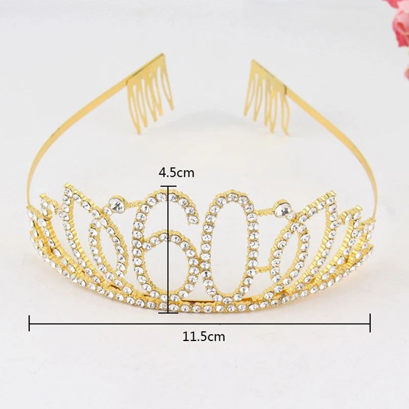 Аксессуары для вечевечерние НКИ в честь Дня Рождения женщин и девушек 30 40 тиара