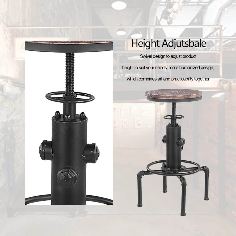 Винтажные старые барные стулья металлический промышленный барный стул стол с