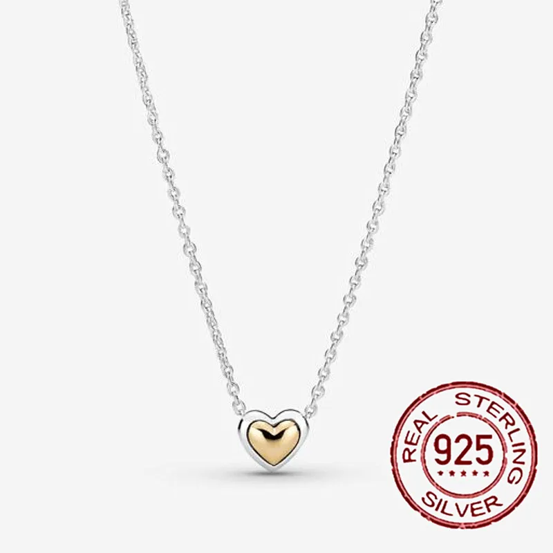 

HOT Sale 925 Sterling Silver Classic Love Pendant Necklace 925 Sterling Chain 925 Sterling Silver Jewelry Gift Making
