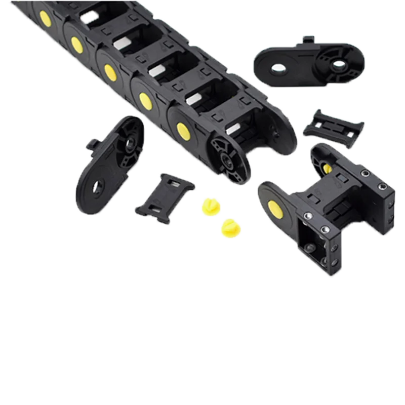 

1meter Cable Chain Bridge Type Both Side Opening 20x50 20x77 25x38 25x60 25x75 25x100mm Plastic Towline Transmission