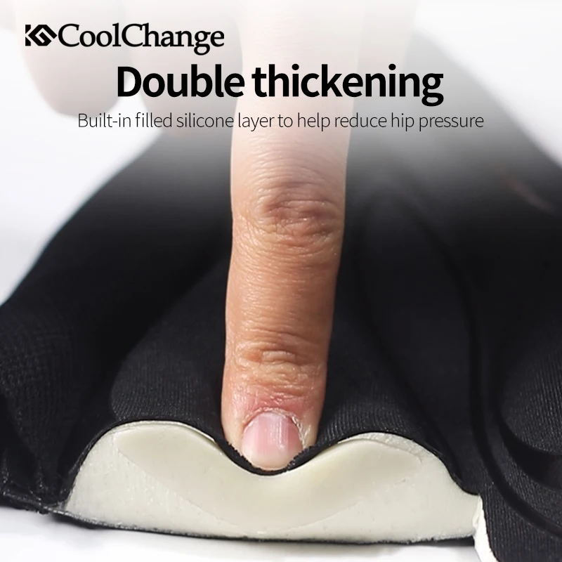 CoolChange чехол для подушки на заднем сиденье для велосипеда из толстой губки для горного велосипеда, шоссейного велосипеда, велосипедное седло, аксессуары для велосипедного оборудования