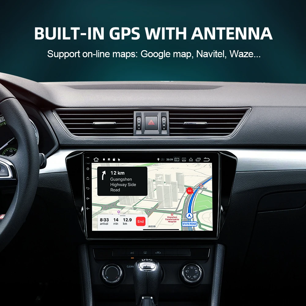 ISUDAR V57S Android Авторадио для Skoda Superb 3 2016-Автомагнитола с экраном GPS стереосистема CANBUS