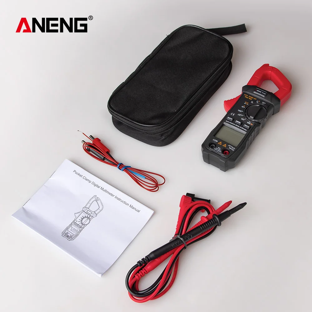

ANENG ST209 Digital Multimeter Clamp Meter 6000 counts True RMS Amp DC/AC Current Clamp tester Meters voltmeter 400v Auto Range