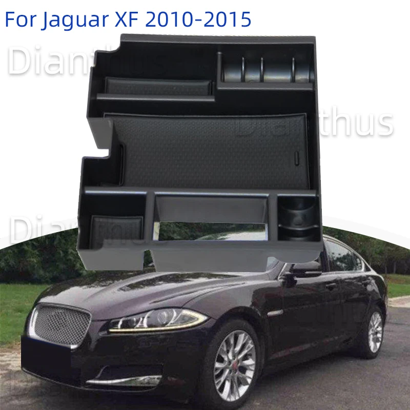 Для Jaguar XF 2010-2015 Коробка для хранения подлокотников центральной консоли